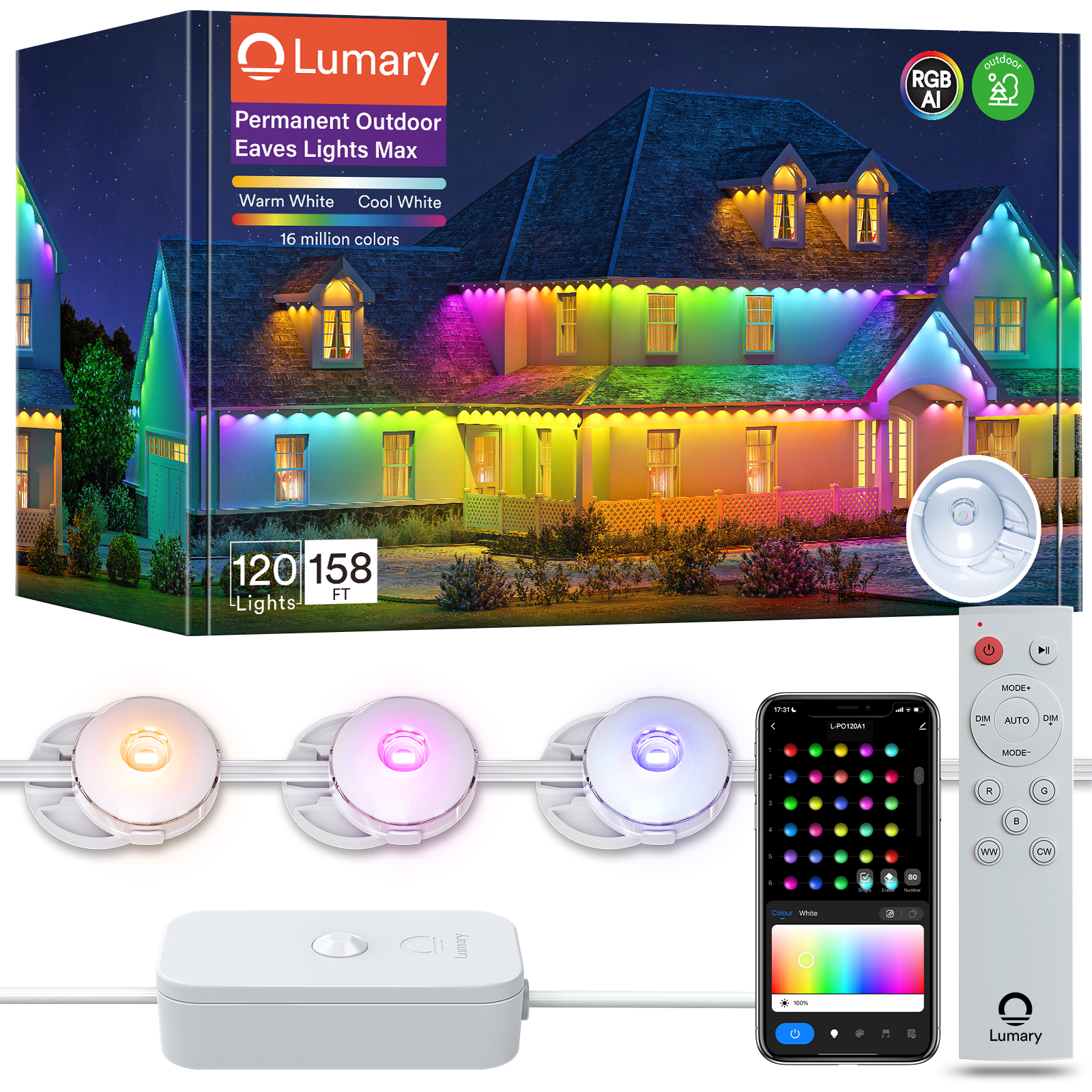 Lumary Permanent Outdoor Lights Max