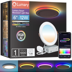 Lumary Smart RGBAI Recessed Light with Gradient Auxiliary Night Light