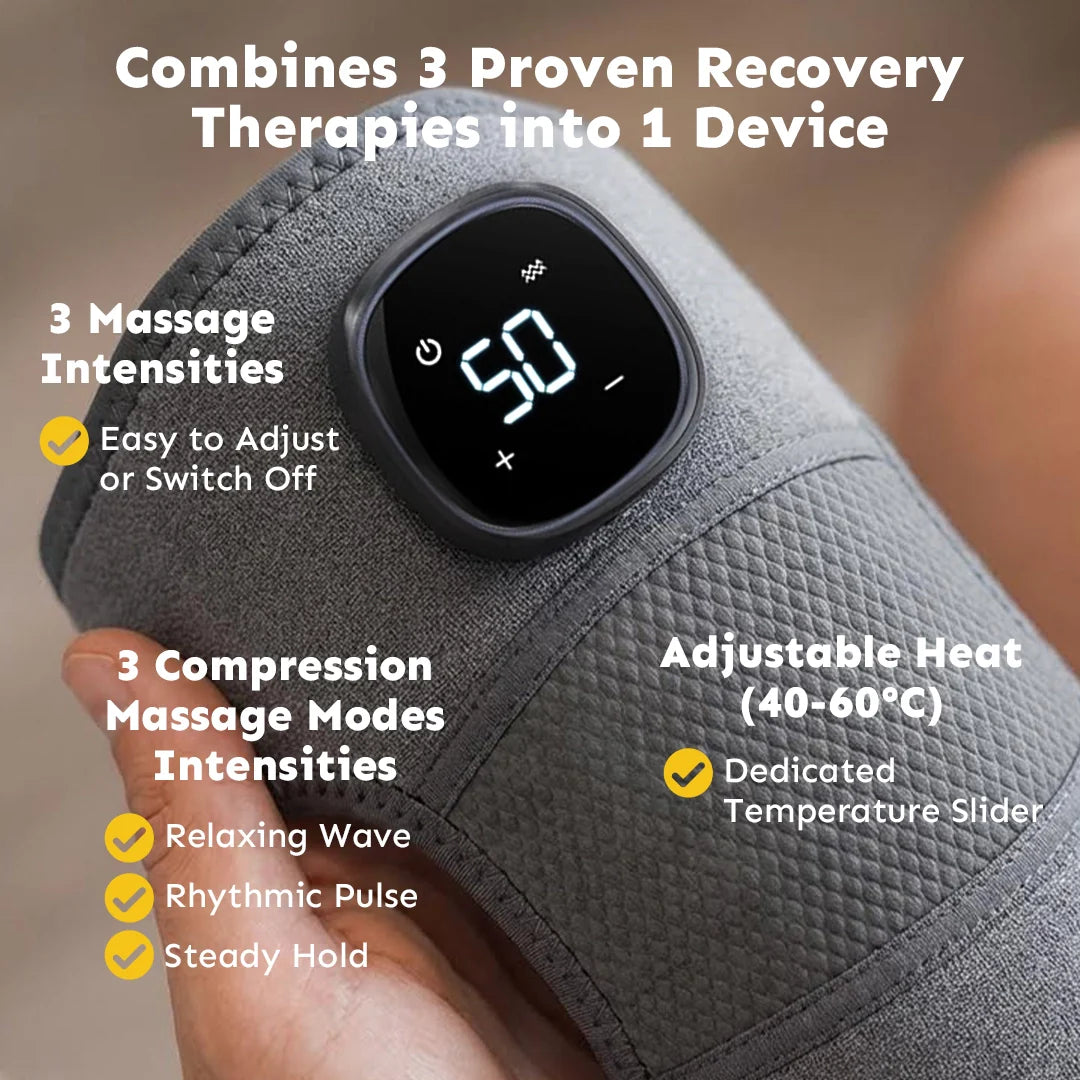 3-In-1 Cordless Heating Knee Massager