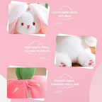 🐰🥚Easter Early Sale 49% OFF 2-In-1 Design 🍓Strawberry 🐰Rabbit Plush Toy🎀