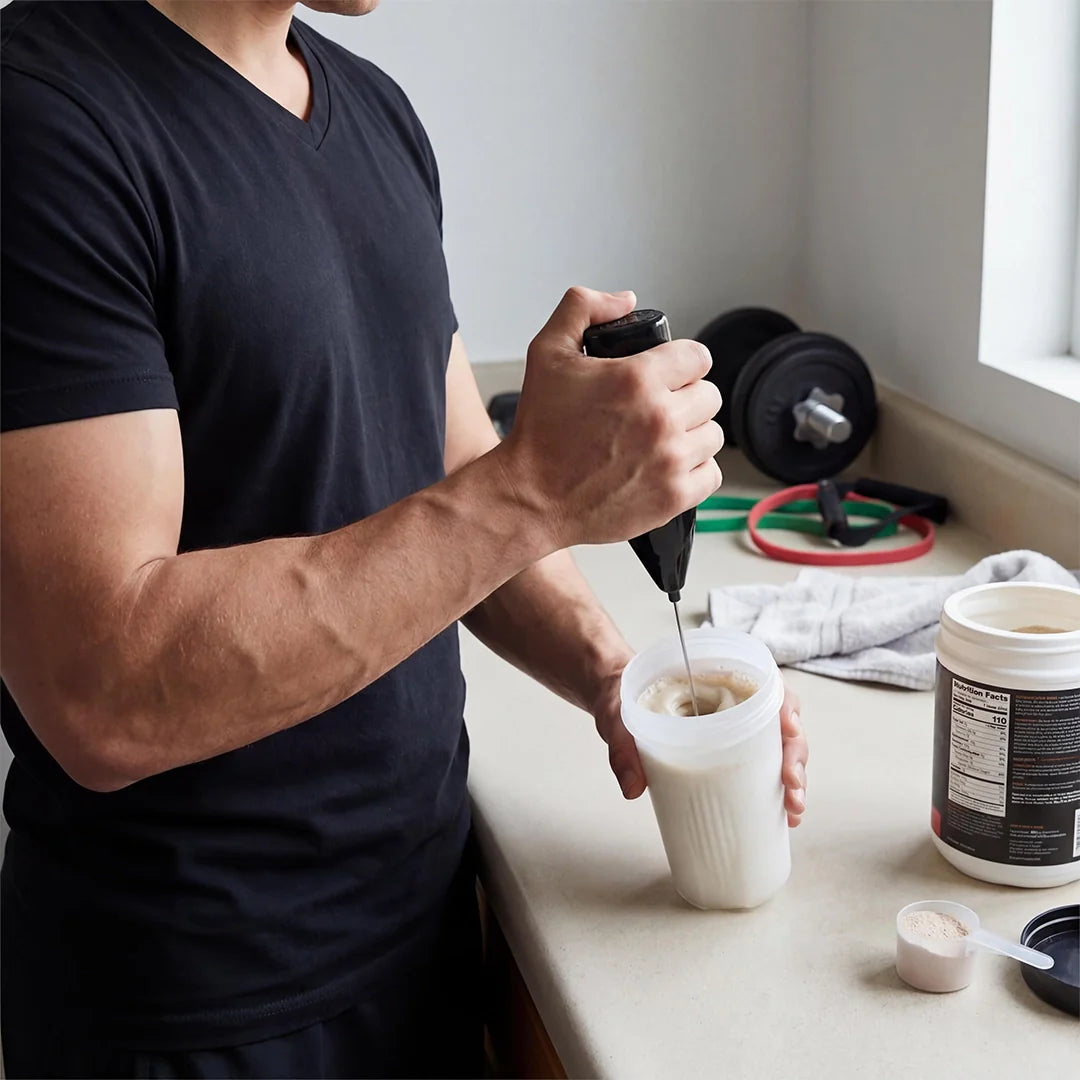 Portable Stainless Steel Electric Milk Frother
