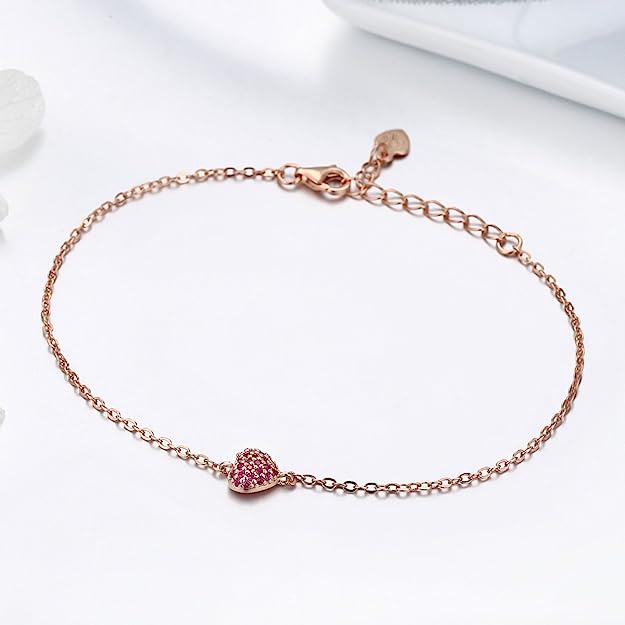 Studded Heart Bracelet