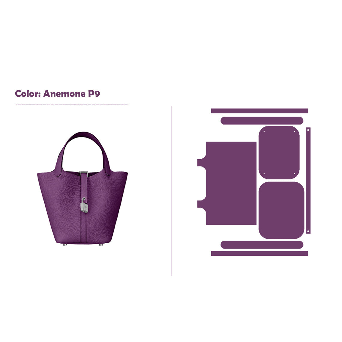 Wirkin® Full Grain Leather New Lock Tote Bag - Advanced Kits