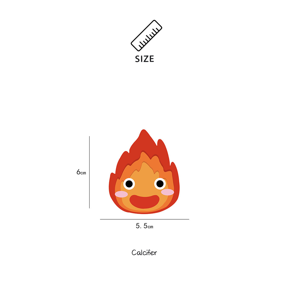 Wirkin® Sheep Leather Anime Calcifer Charm DIY Kits