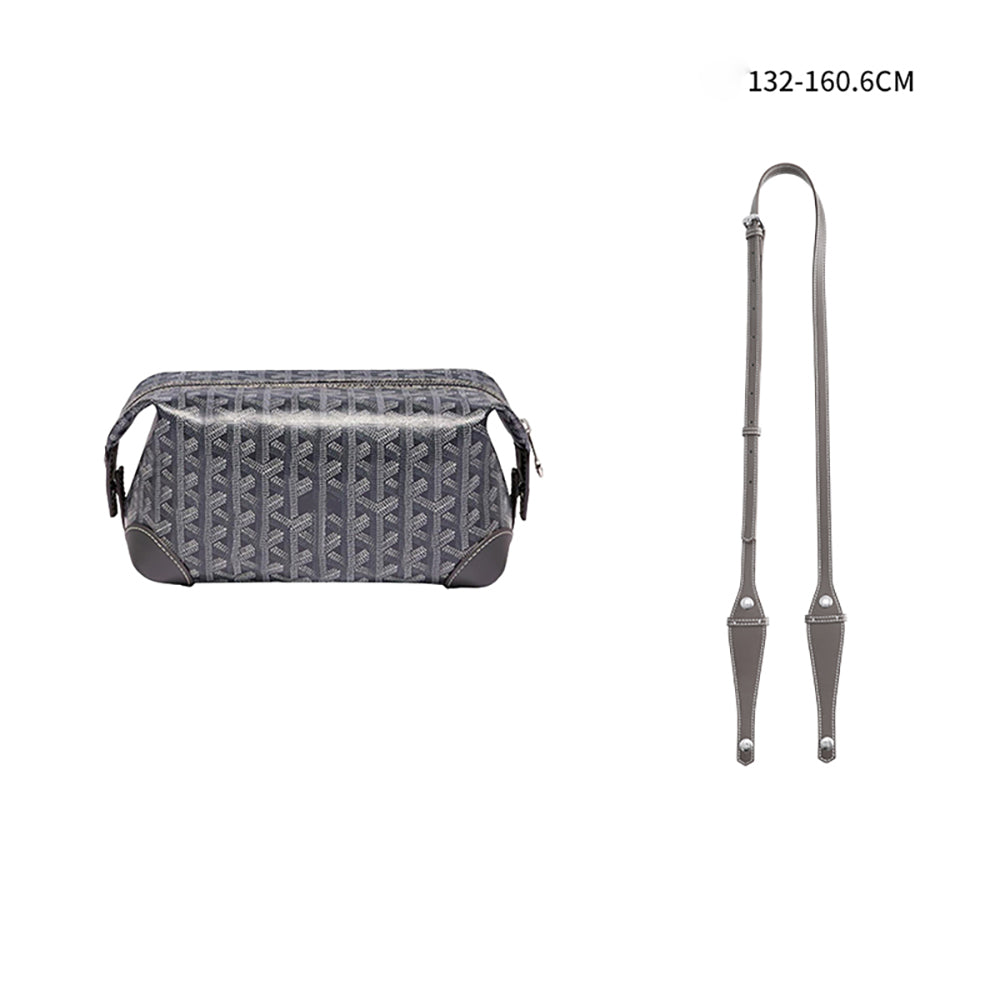 Leather Shoulder Strap for Toiletry Bag – Single Shoulder Replacement Strap Accessory