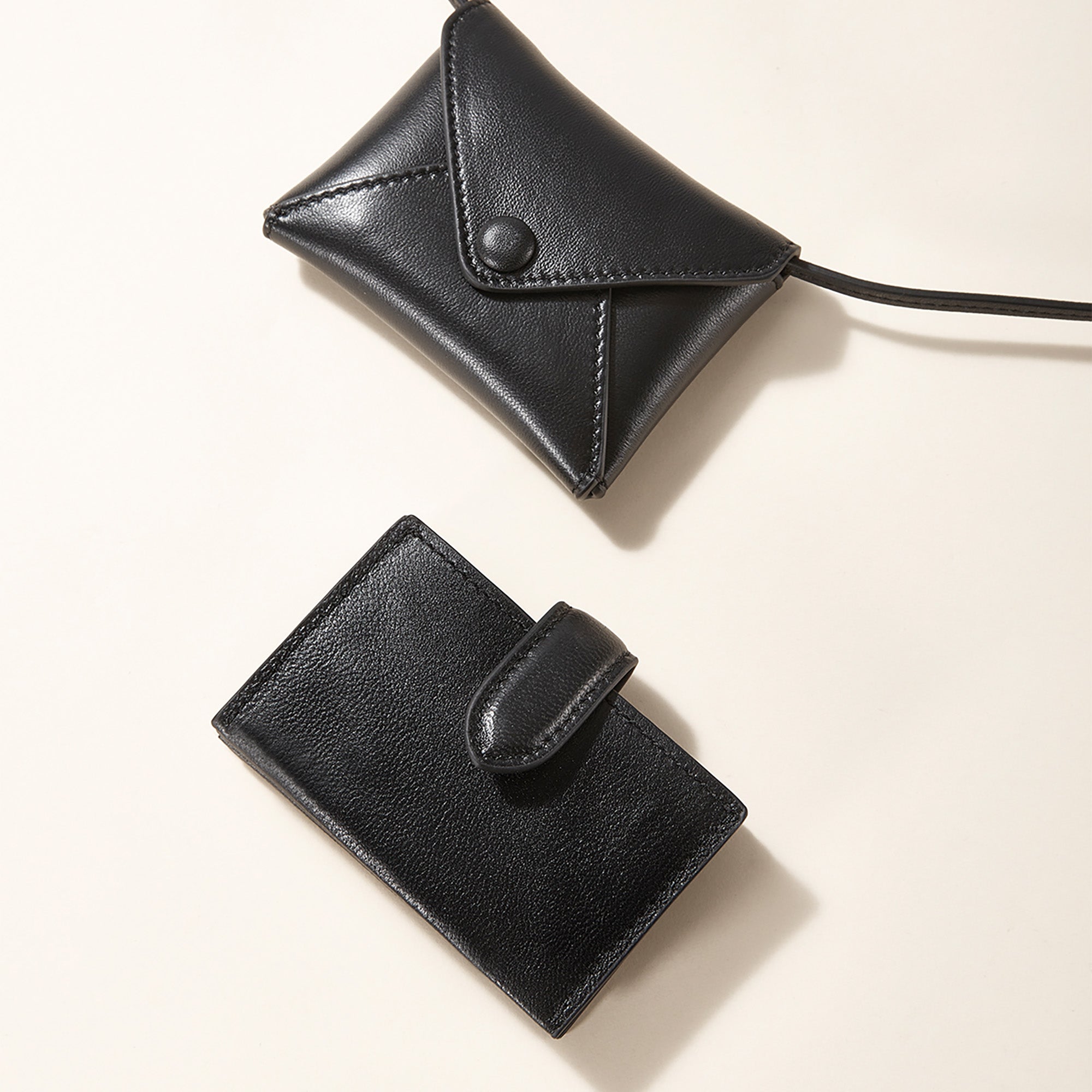 Handcrafted Genuine Leather Card Holder & Coin Purse - Multi-Card Slots, Envelope Crossbody Bag, Multi-Functional Waist Bag, Handmade from Premium Top-Grain Leather