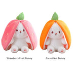 🐰🥚Easter Early Sale 49% OFF 2-In-1 Design 🍓Strawberry 🐰Rabbit Plush Toy🎀