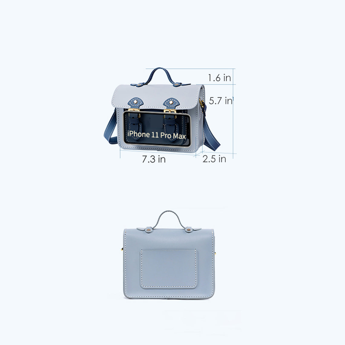 Wirkin® Lady Leather Small Satchel Bag DIY Kit